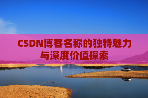 CSDN博客名称的独特魅力与深度价值探索