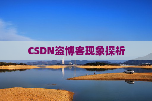 CSDN盗博客现象探析